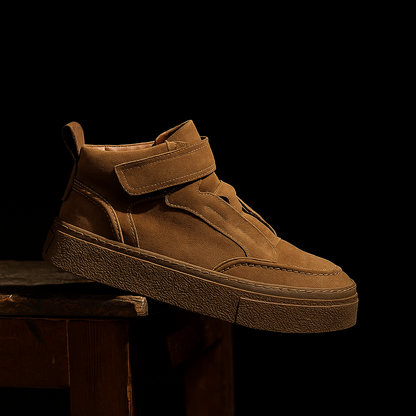 Brunello Men's Suede Leather Sneakers - 
Fashinoza