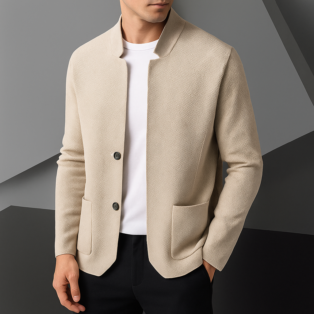 Men's Button Front Cardigan Sweater - Fashinoza