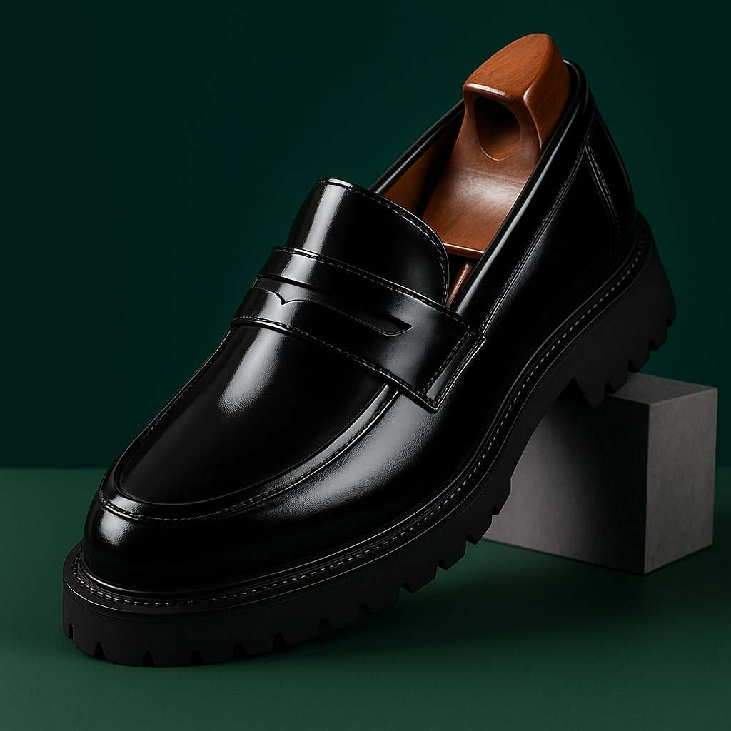 Lucciano Men's Leather Loafers