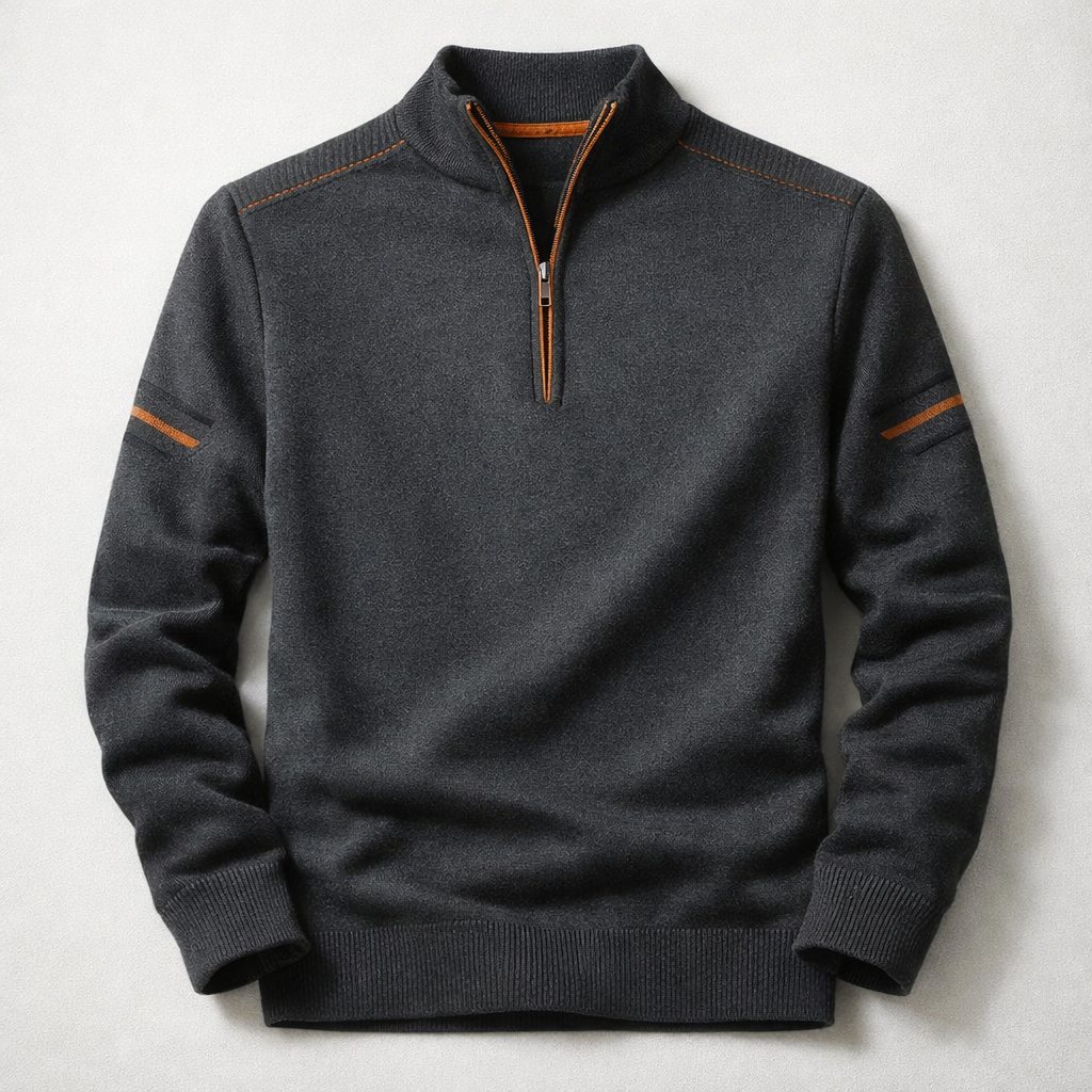 Houston Mens Quarter Zip Sweater