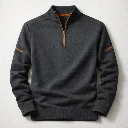 Houston Mens Quarter Zip Sweater