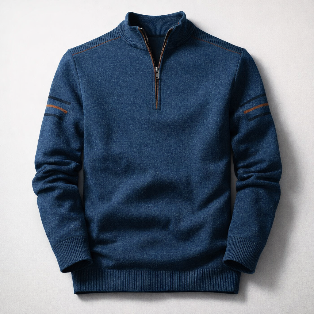 Houston Mens Quarter Zip Sweater