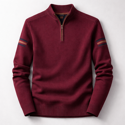 Houston Mens Quarter Zip Sweater