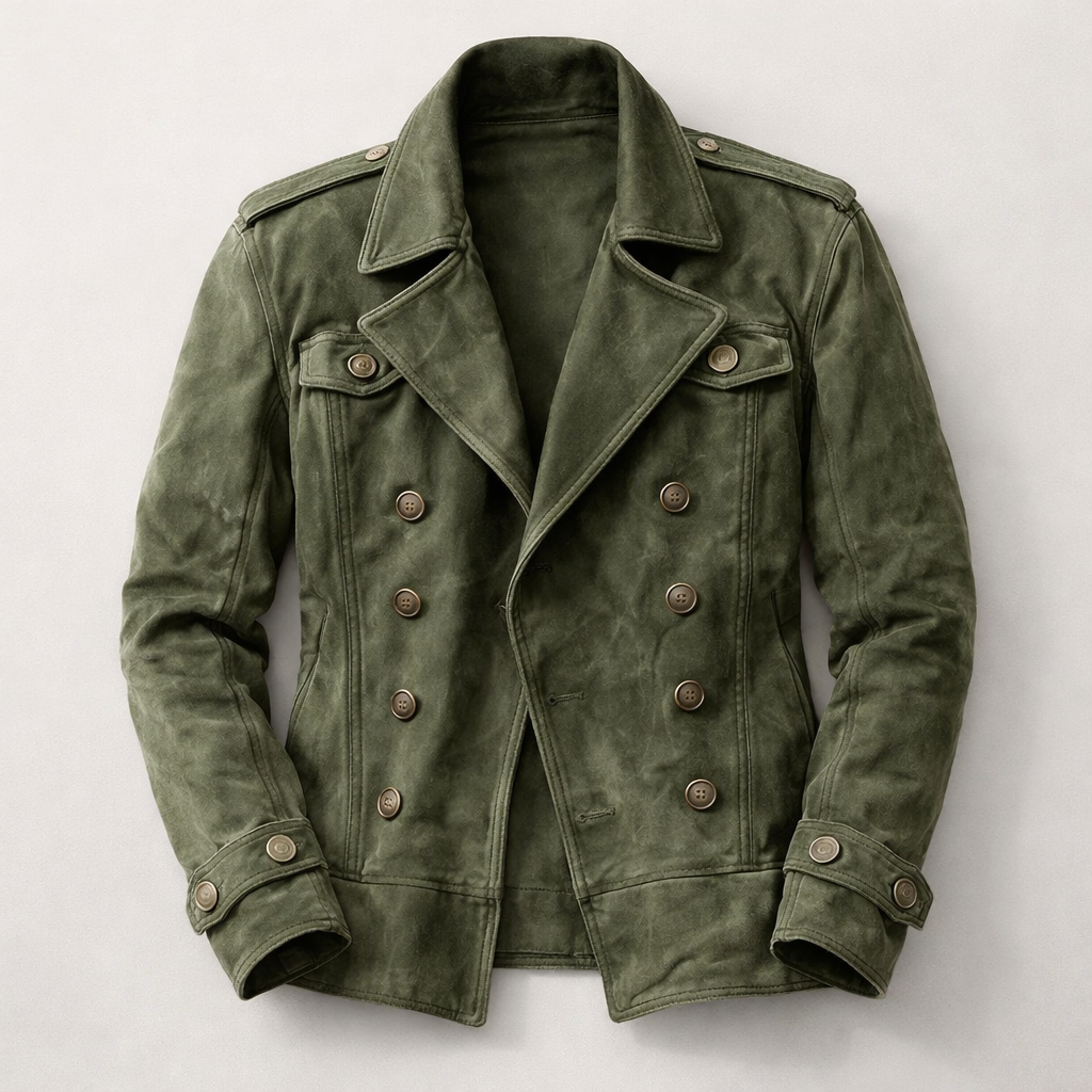 Douglas Men's Suede Overcoat