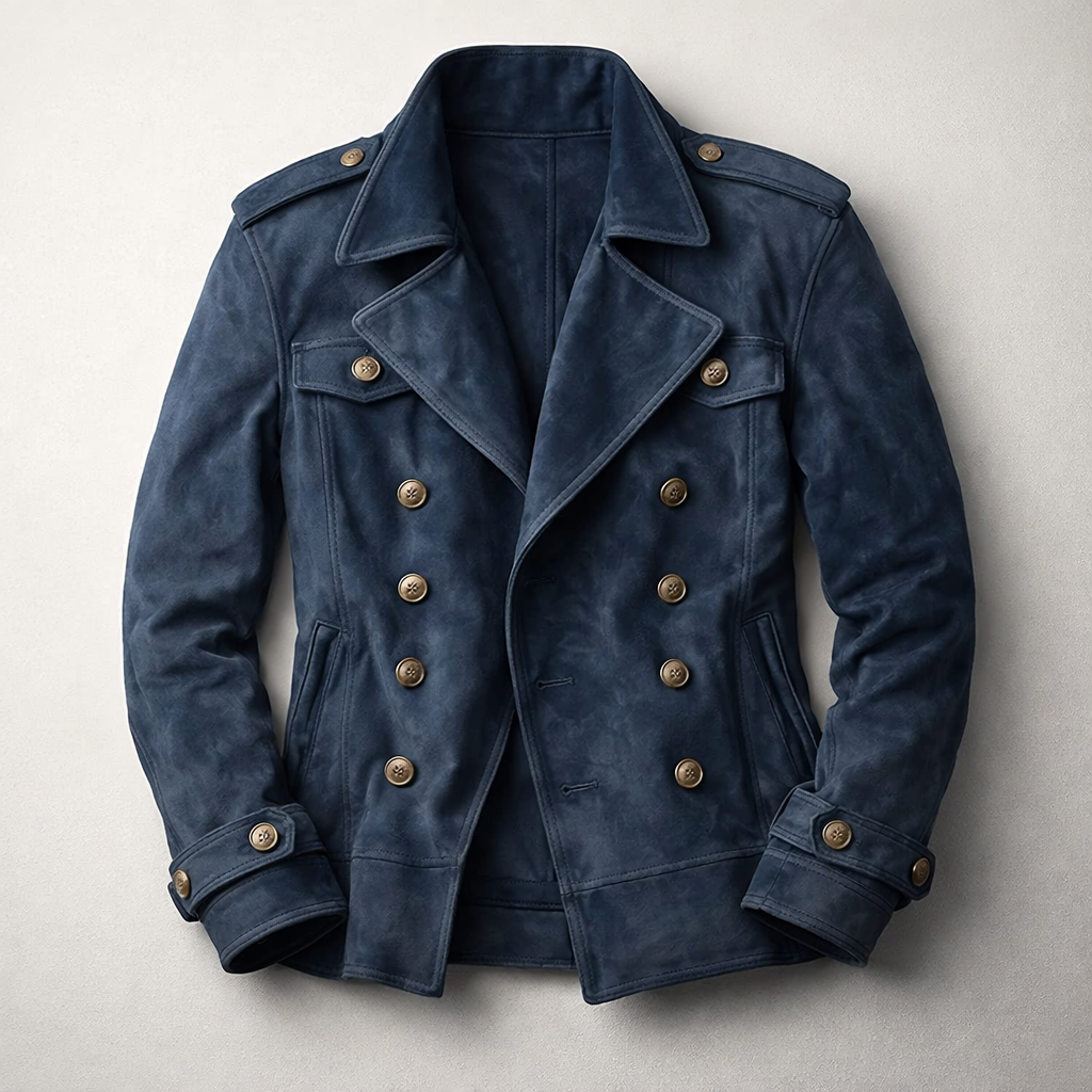 Douglas Men's Suede Overcoat