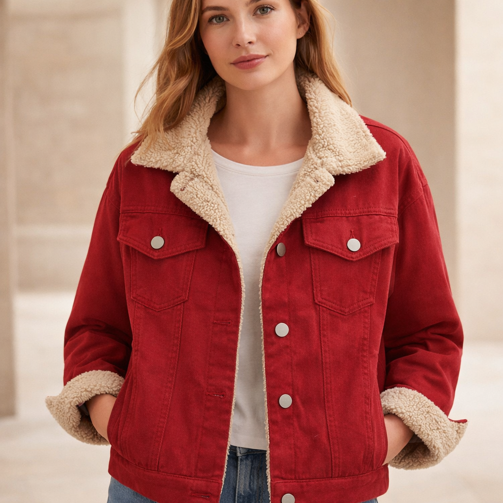 Women's Denim Jacket - 
Fashinoza