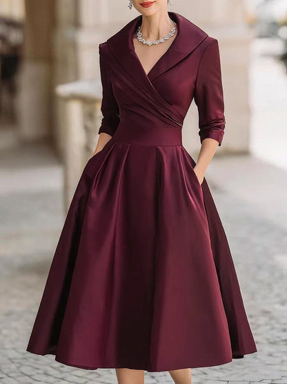 Women's Elegant Midi Dress