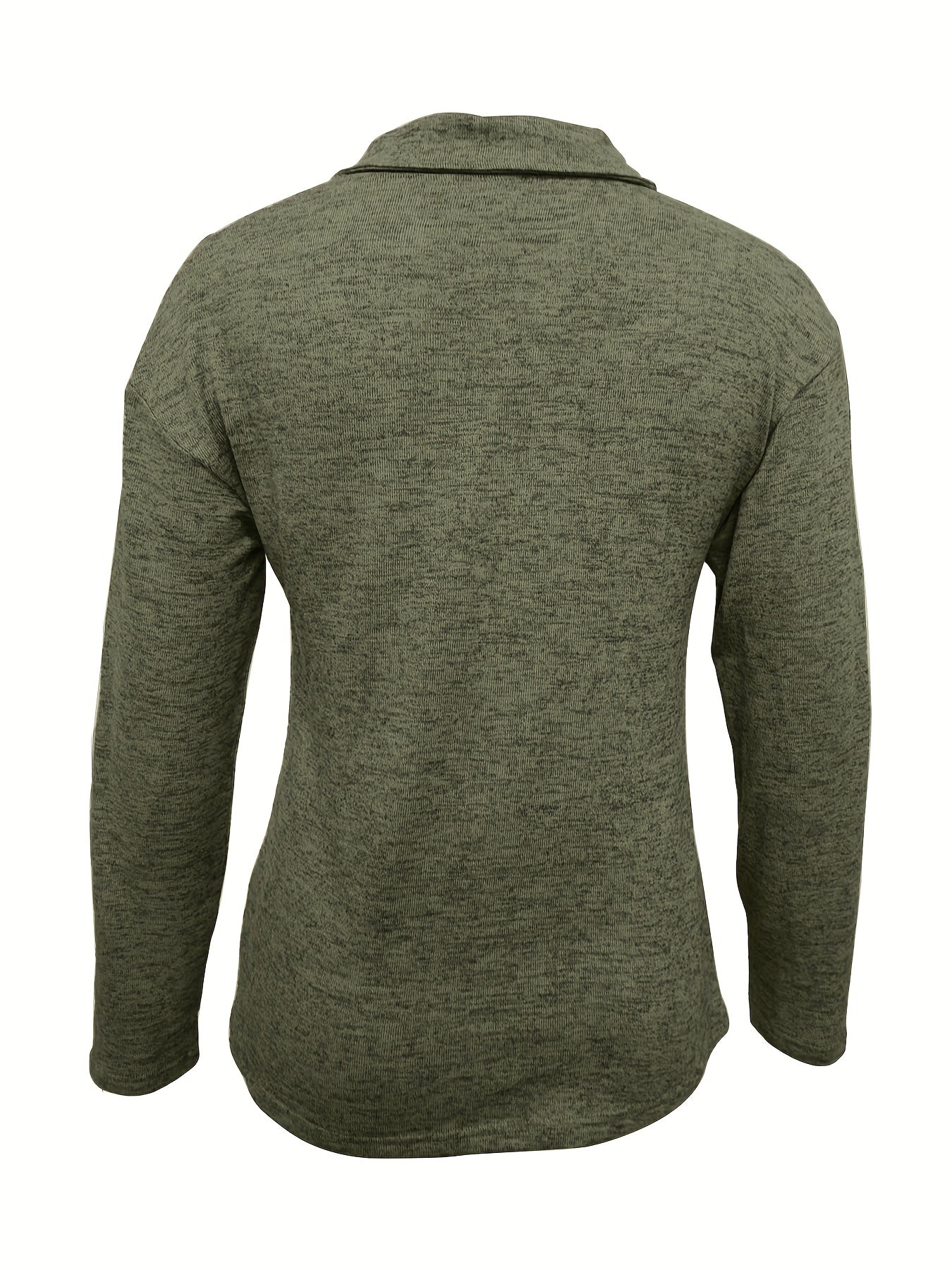 Women's Casual Zip Collar Long Sleeve Top