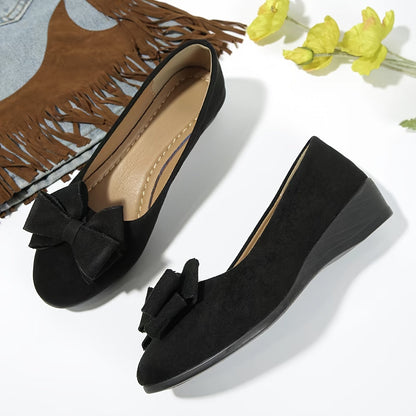 Women's Round Toe Ballet Flats Slip-On Shoes