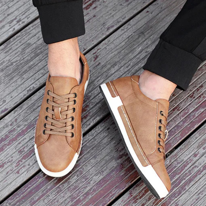 Men's Classic Lace Up Leather Shoes Brown
