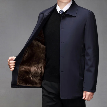 Alden Men's Casual Button Jacket Lightweight