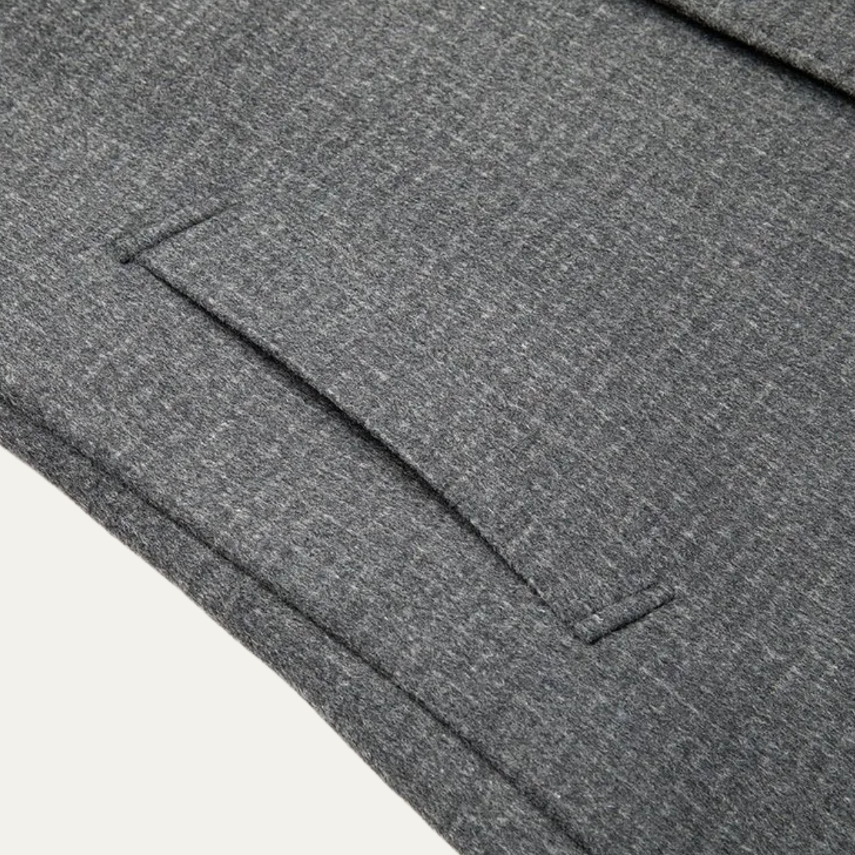 La Villa Men's Double Faced Wool Classic Coat