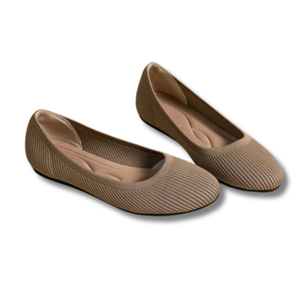 Knit Slip-On Ballet Flats