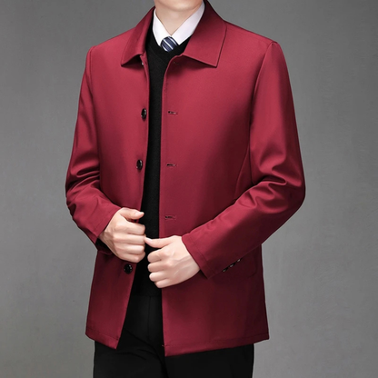 Alden Men's Casual Button Jacket Lightweight