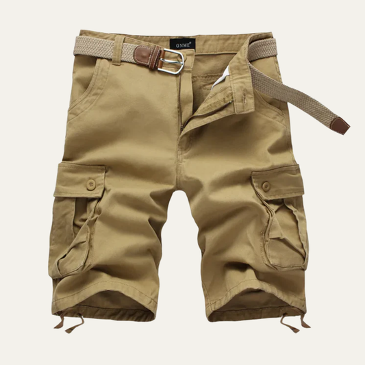 Men's Classic Utility Shorts Cotton With Pockets - Fashinoza