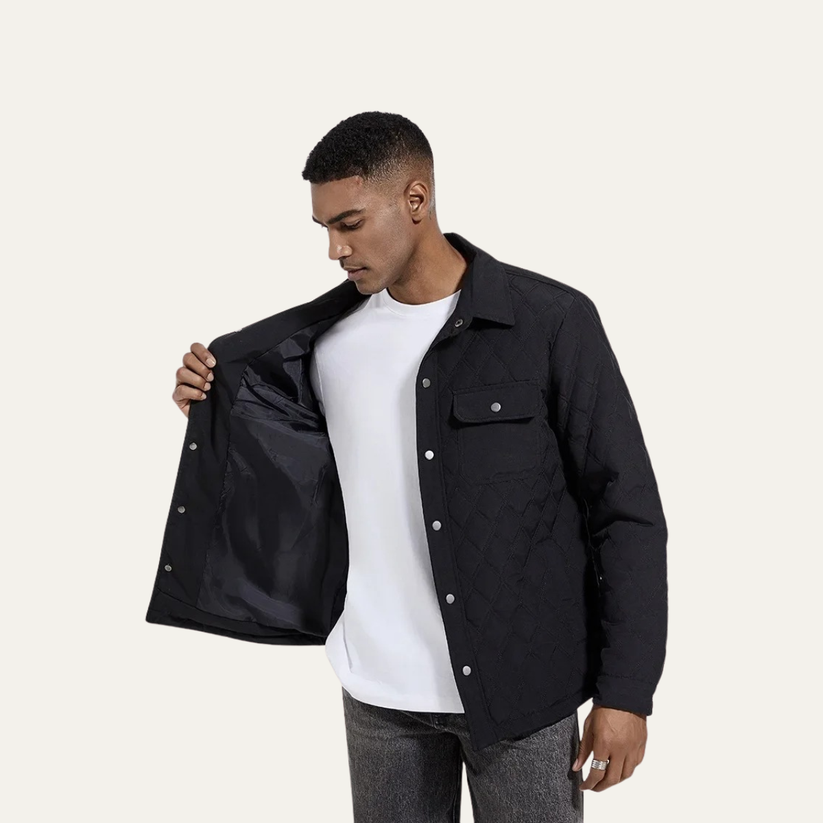 St Davids Men's Quilted Lightweight Jacket