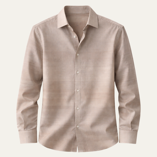 Men's Western Vintage Denim Shirt Two Tone Patchwork - Fashinoza