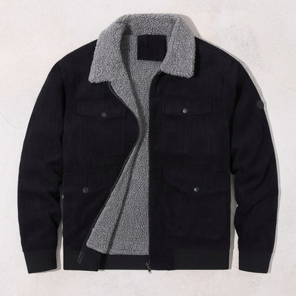 Men's Fleece Lined Corduroy Jacket