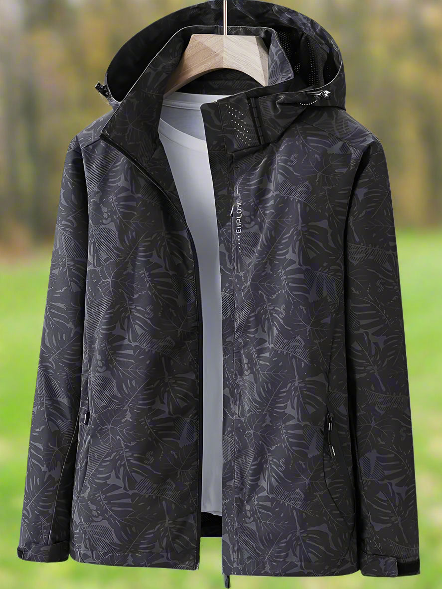 Women's Printed Zip Front Jacket