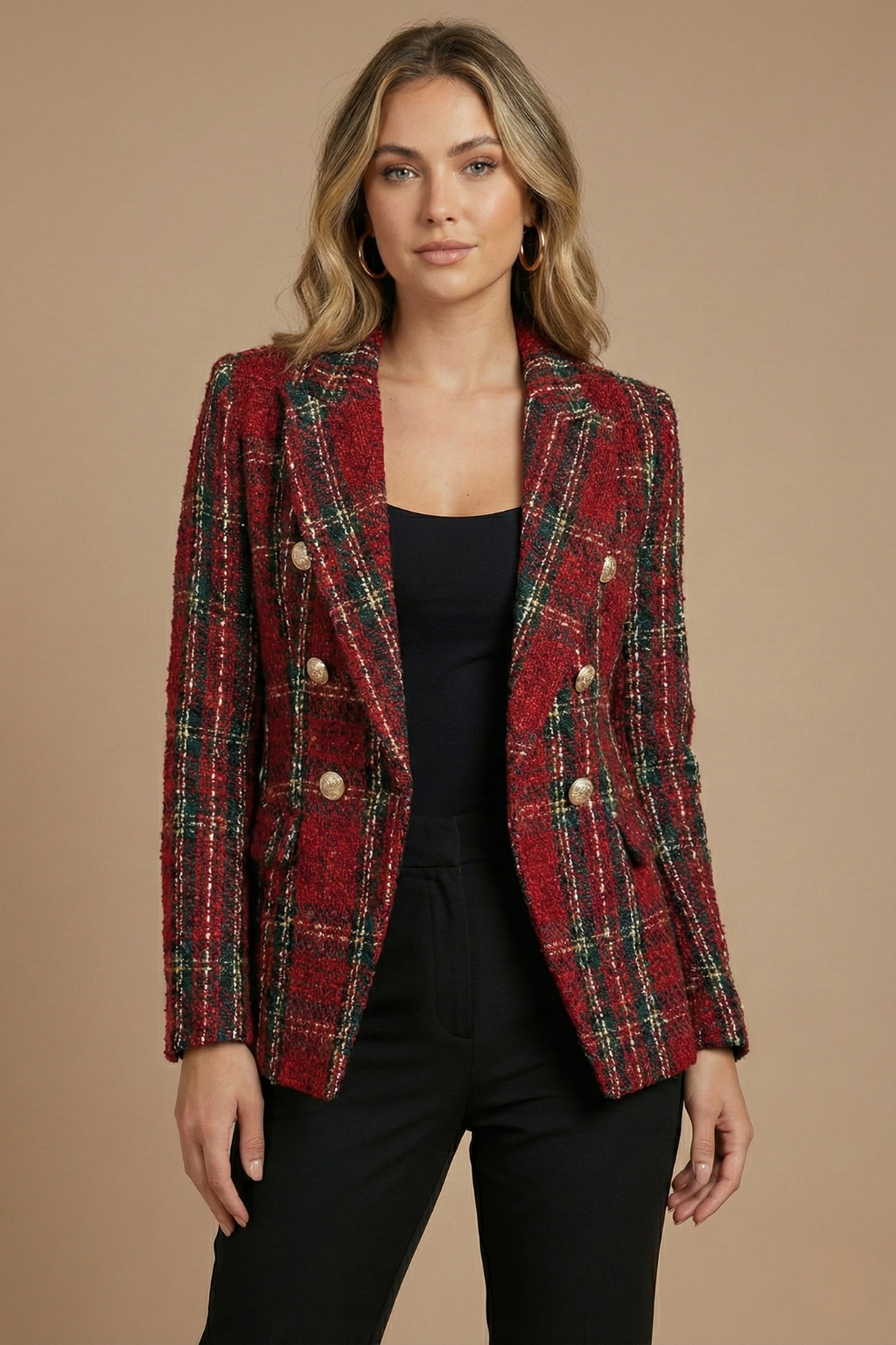 Faith | Women’s Spring Double Breasted Blazer Jacket