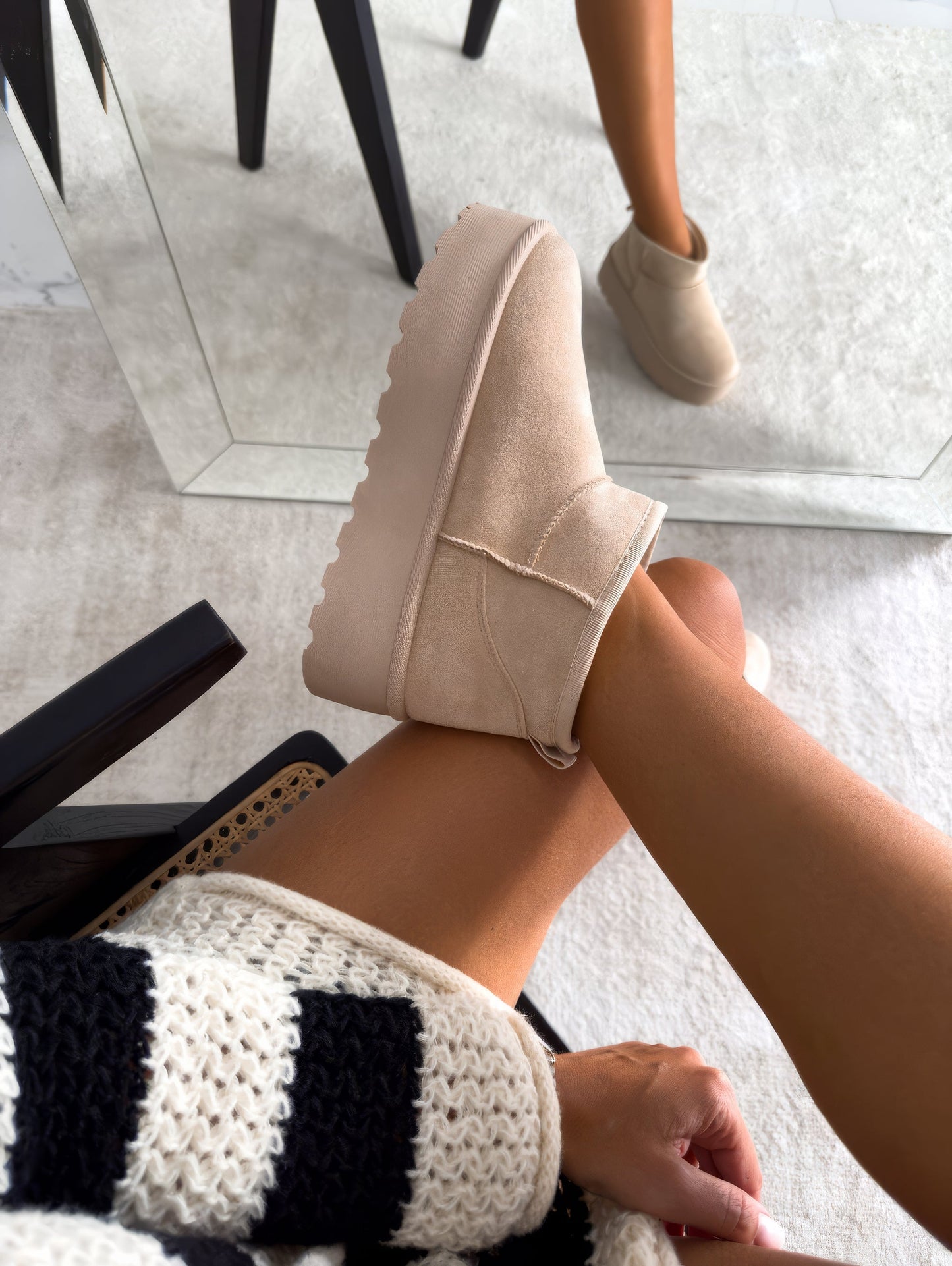 Women's Low Ankle Platform Boots