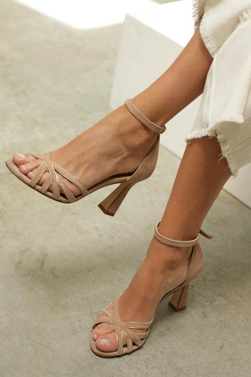 Women's Slim Heel Sandals - Fashinoza
