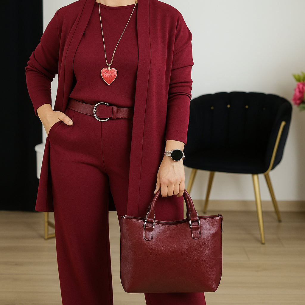 Women's 3 Piece Cardigan Pants Set
