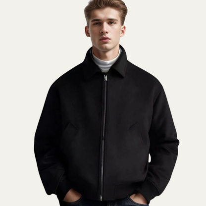 Men's Wool Polo Jacket