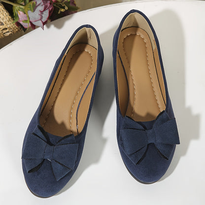 Women's Round Toe Ballet Flats Slip-On Shoes
