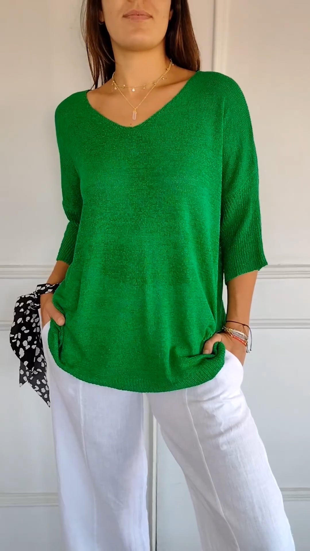 Daisy  | Women’s V Neck Casual Top