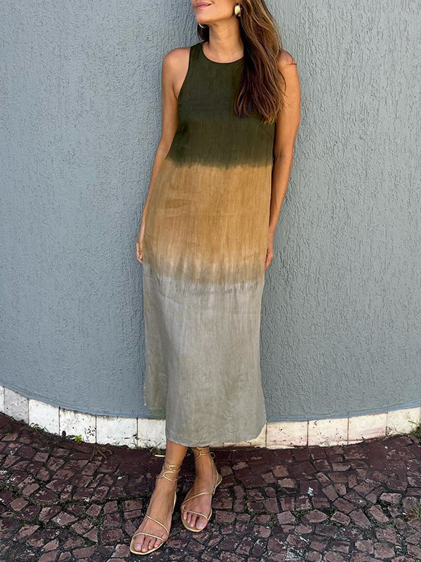 Victoria - Tie-Dye Midi Dress