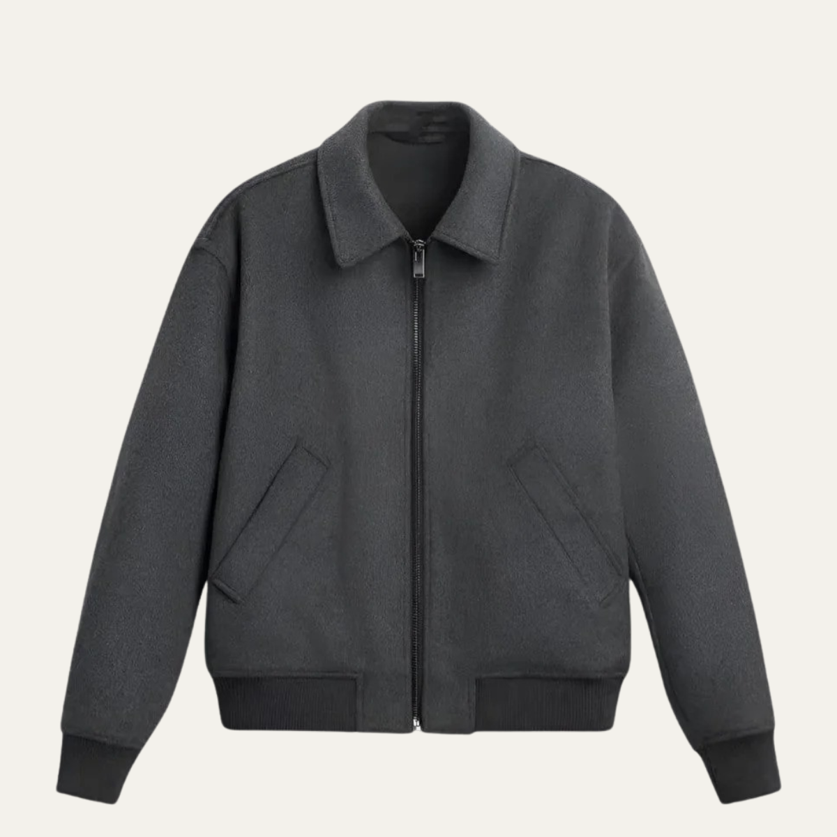 Men's Wool Polo Jacket