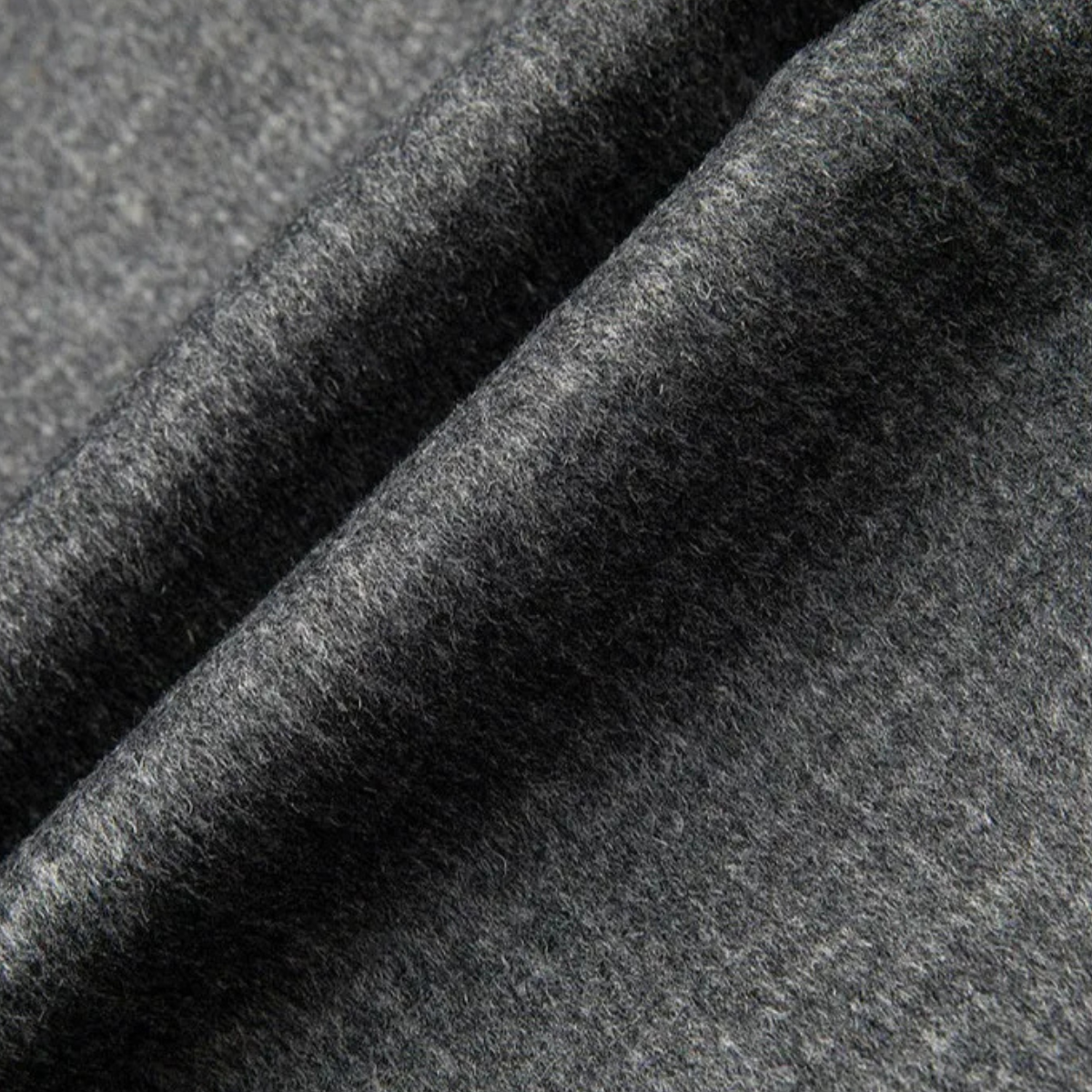 La Villa Men's Double Faced Wool Classic Coat