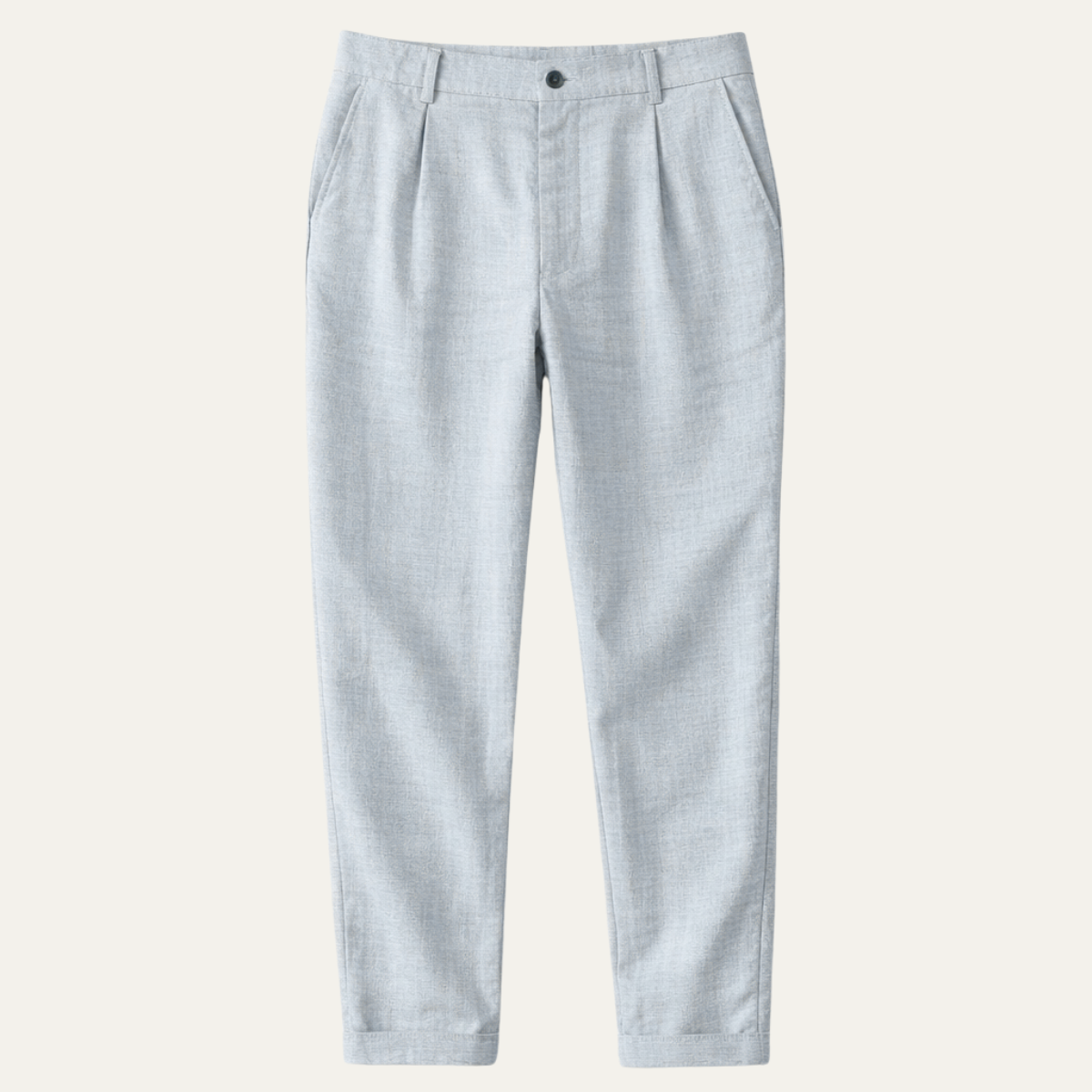 Men's Casual Beach Trousers Ankle Length with Pockets - Fashinoza