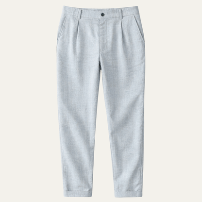 Men's Casual Beach Trousers Ankle Length with Pockets - Fashinoza