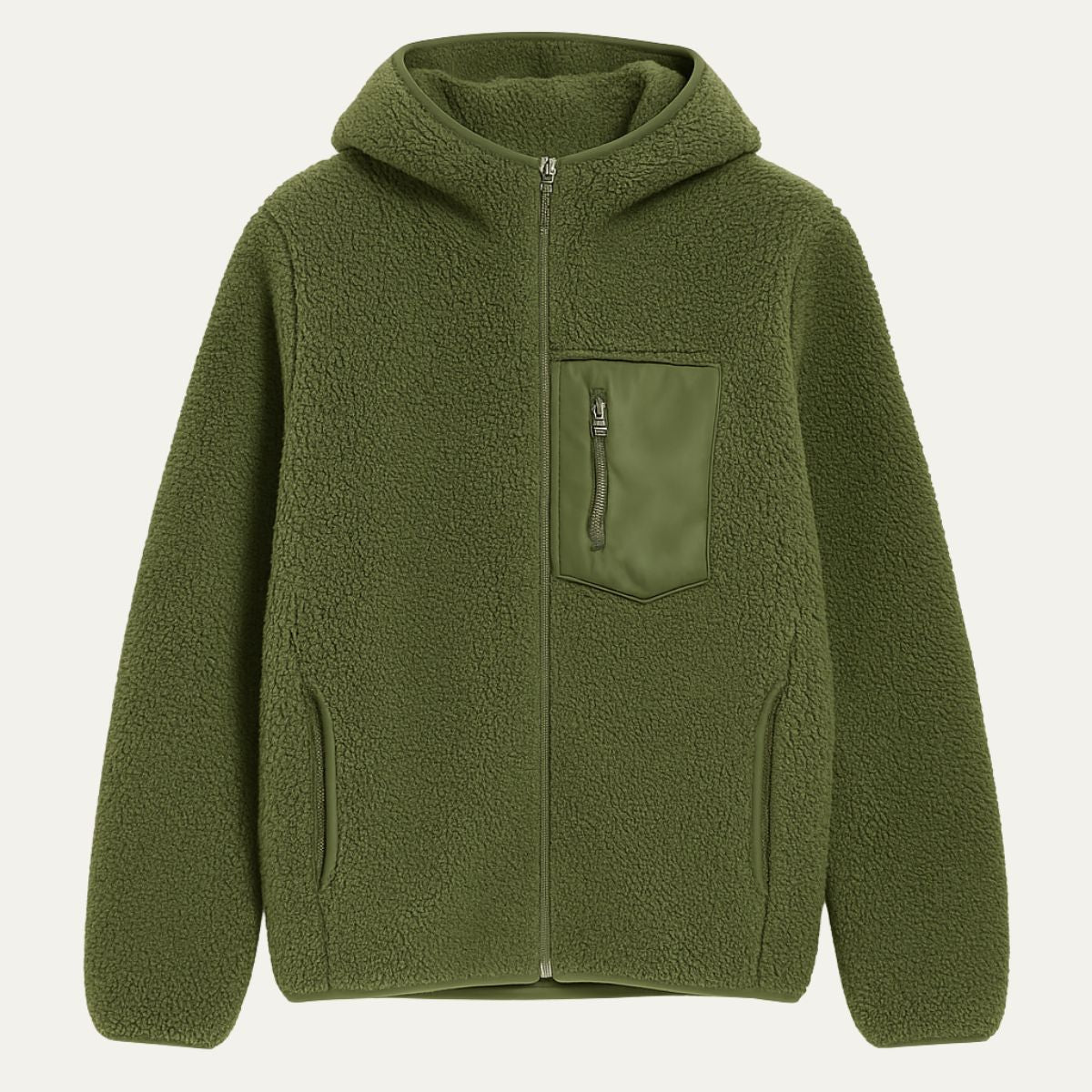 Hamilton Men's Wool Teddy Jacket Fleece Lined - Fashinoza