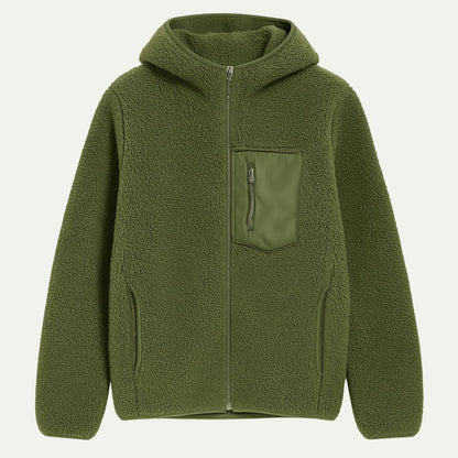 Hamilton Men's Wool Teddy Jacket Fleece Lined - Fashinoza