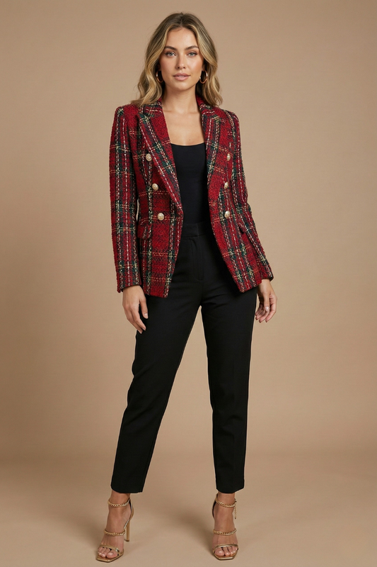 Faith | Women’s Spring Double Breasted Blazer Jacket