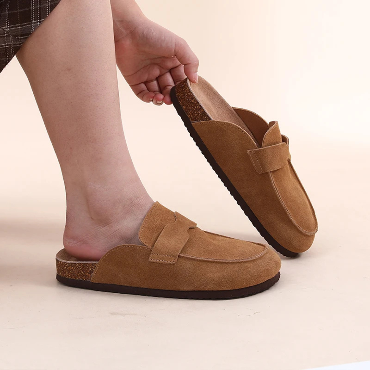 Men's Suede Moccasin Slipper