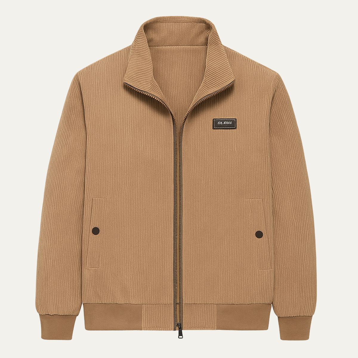 Mens Modern Corduroy Jacket Fleece Lined