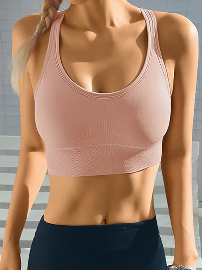 Women's Wireless Sports Bra Breathable Support - Fashinoza