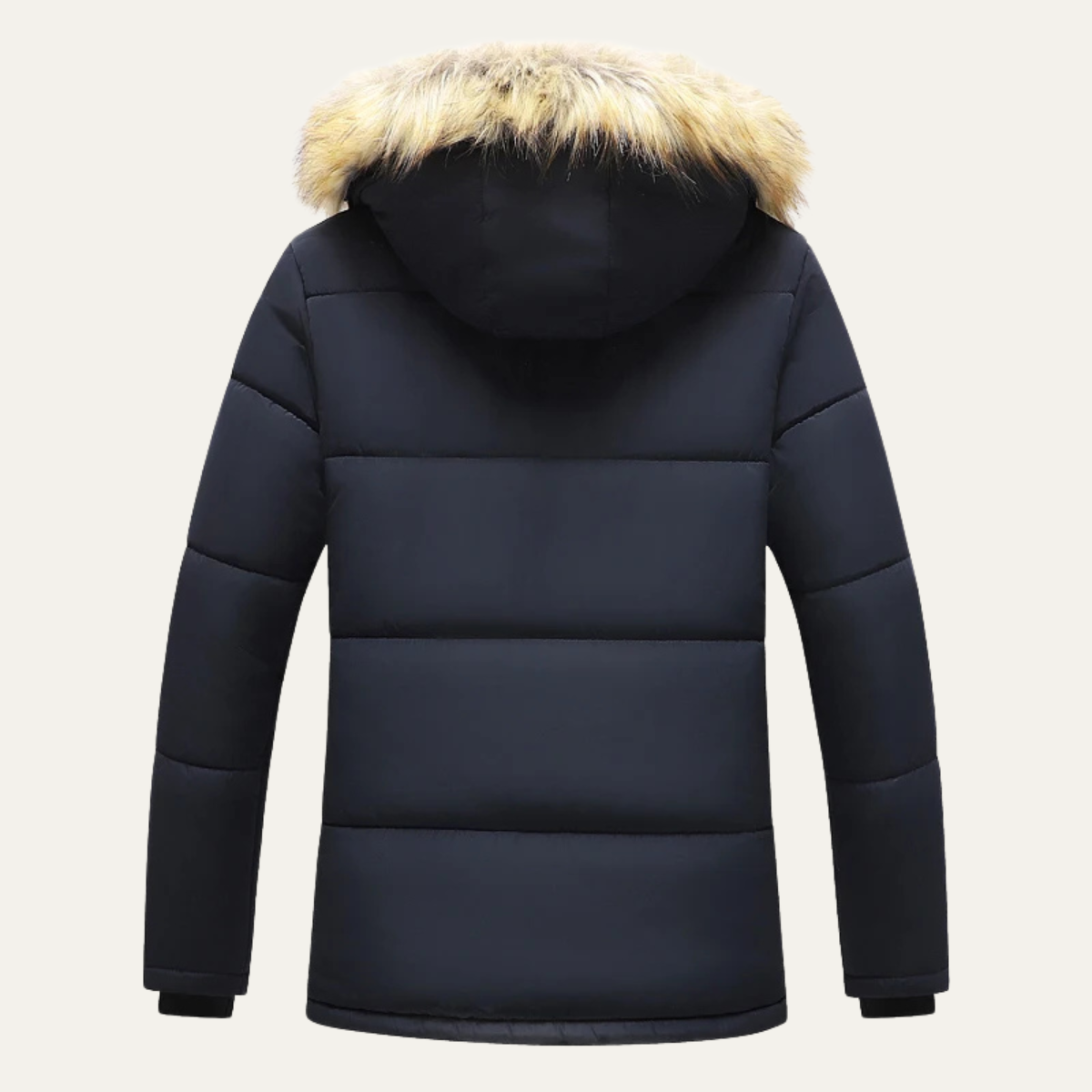 Men's Winter Parka Jacket Fur Collar Warm
