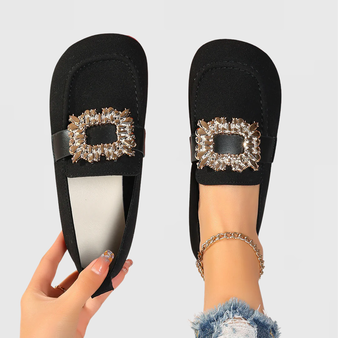 Women's Slip On Loafers Square Toe