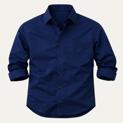 Men's Slim Fit Stretch Button Down Shirt - Fashinoza