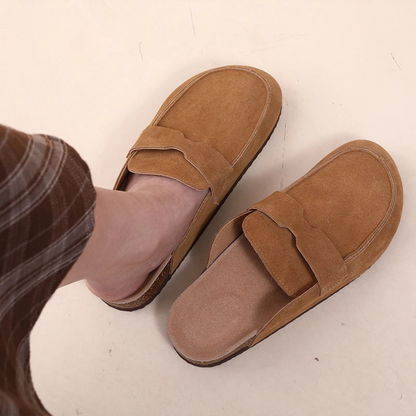 Men's Suede Moccasin Slipper