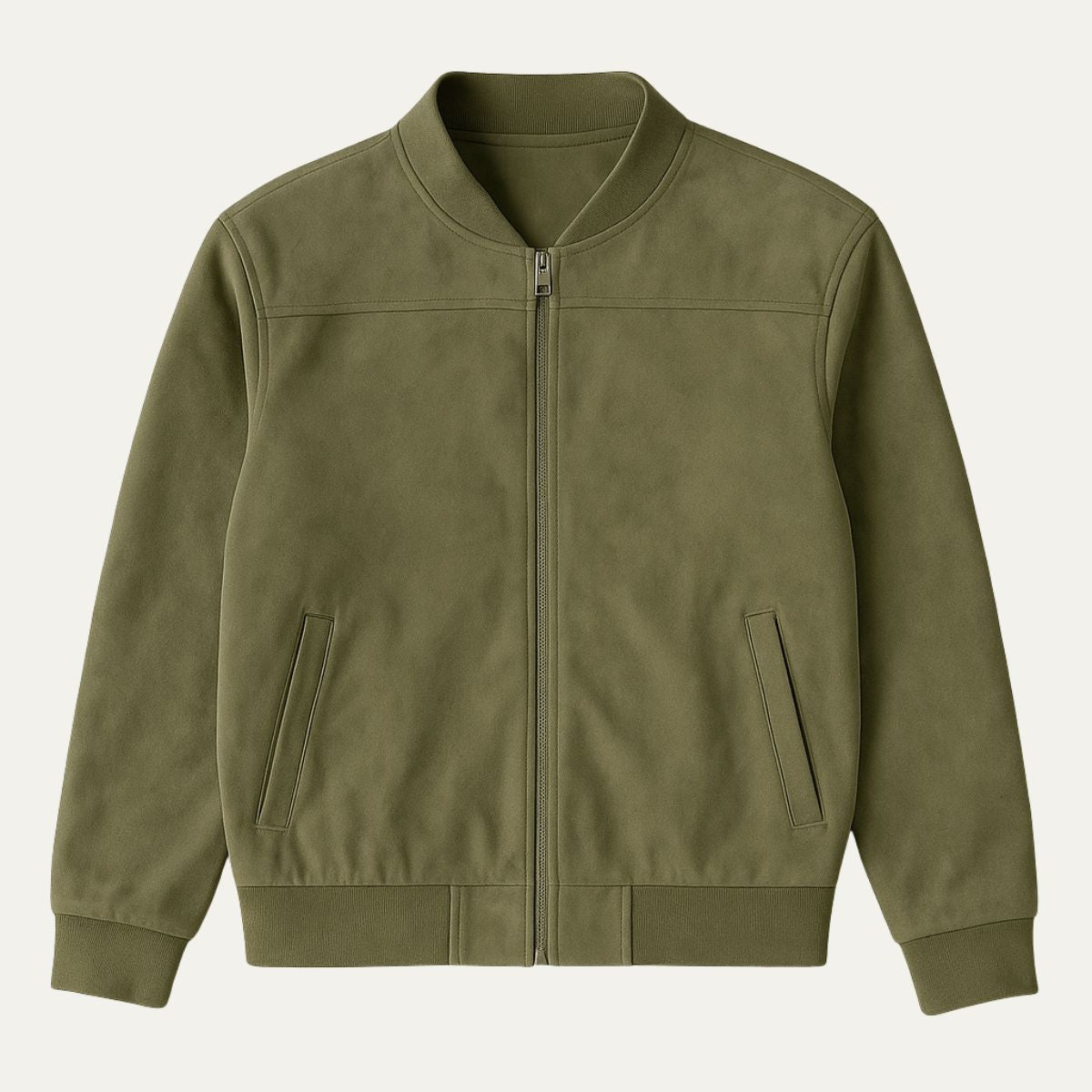 Men's Modern Suede Jacket - Fashinoza