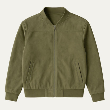 Men's Modern Suede Jacket - Fashinoza