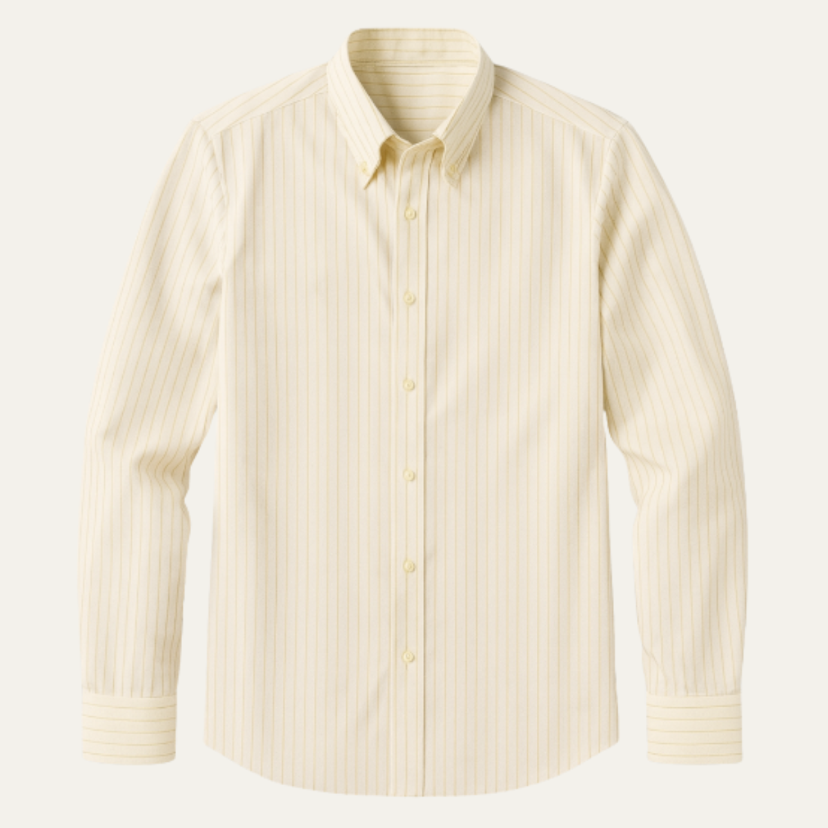Mens Textured Pleated Dress Shirt Apricot - Fashinoza