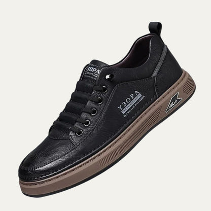 Men's Orthopedic Sneakers Shoes Modern Leather Brown
