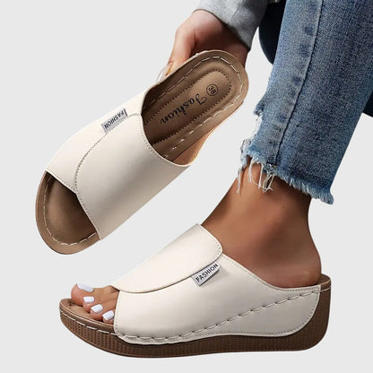 Women’s Platform Slide Sandals Open Toe